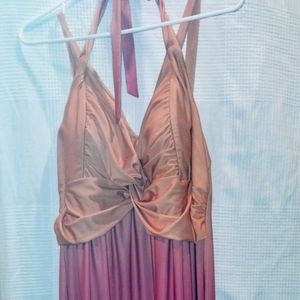 Ombre orange and pink Maurice's summer dress